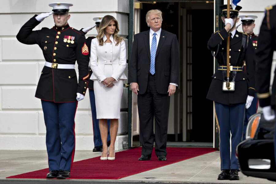 Melania Trump et Donald Trump ont accueilli cette semaine le premier ministre israélien et son épouse 