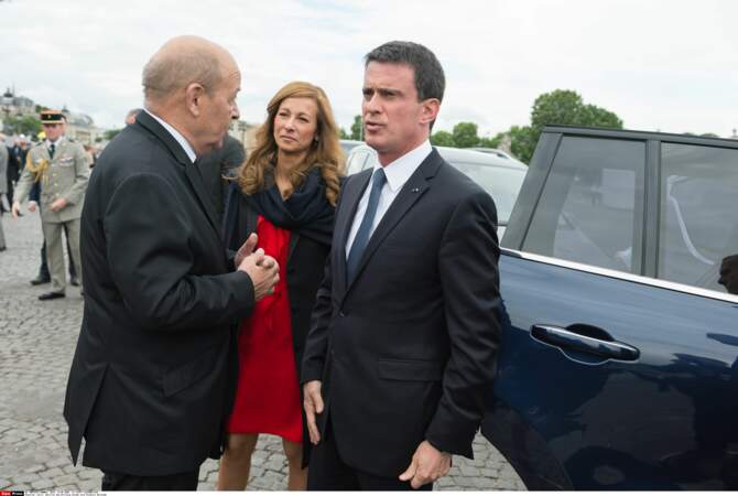 Manuel Valls et Anne Gravoin le 14 juillet 2016