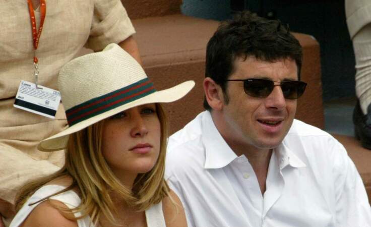Patrick Bruel et Aamnda à Roland Garros en 2003