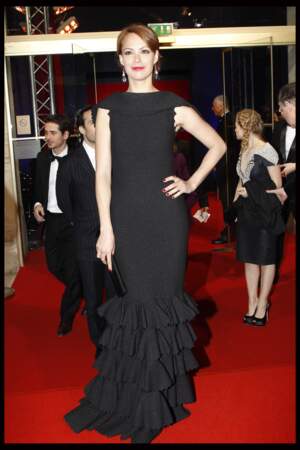 Bérénice Béjo, dans une robe noire Alaïa, remporte le César en 2012 pour son rôle dans "The Artist"