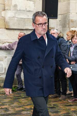 Christophe Dechavanne - Obsèques de Dick Rivers en léglise Saint-Pierre de Montmartre à Paris le 2 mai 2019.