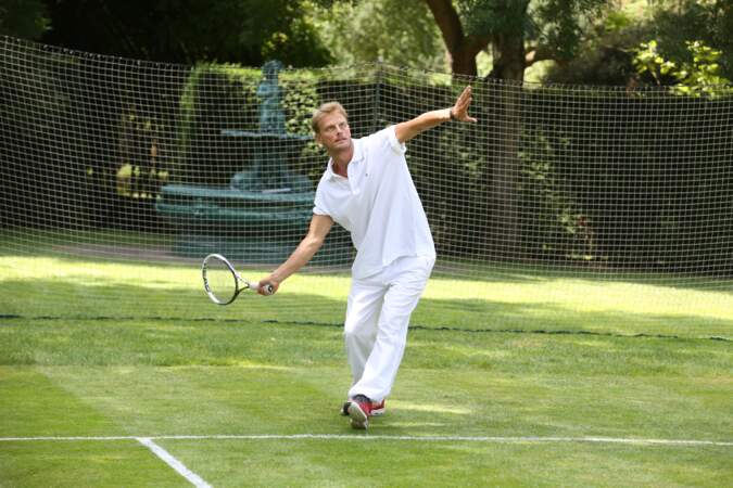 Arnaud Lemaire lors du tournoi de Tennis des 'Personnalites engagees'