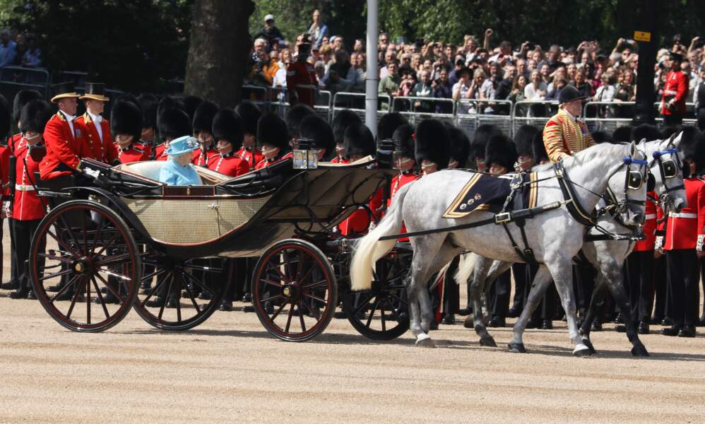 La reine Elisabeth II d'Angleterre le 9 juin 2018