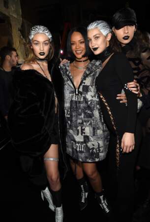 Rihanna et les soeurs Gigi et Bella Hadid
