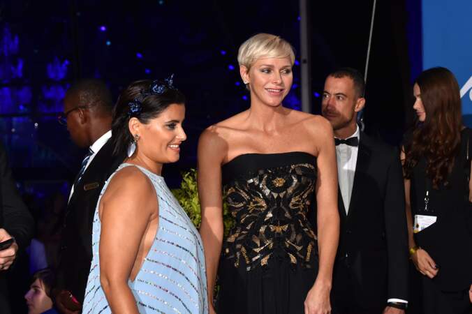 Charlene de Monaco était en compagnie de Nelly Furtado pour le 1er "Gala pour l'Océan de Monte-Carlo"