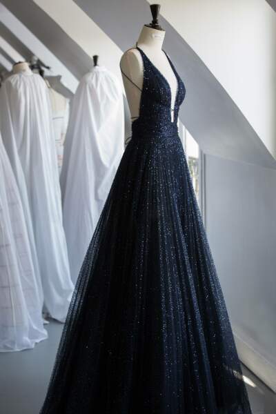 Impériale, cette robe Dior Haute-Couture est une pièce extraordinaire, pour une Chiara Ferragni sublime.