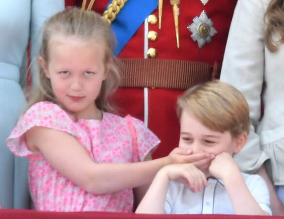 Savannah Phillips et le prince George le 9 juin 2018