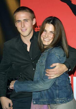 Ryan Gosling et Sandra Bullock à Los Angeles en 2001