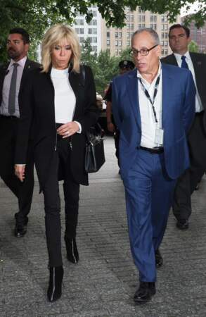 Brigitte Macron visite le Mémorial du 11-septembre à New York