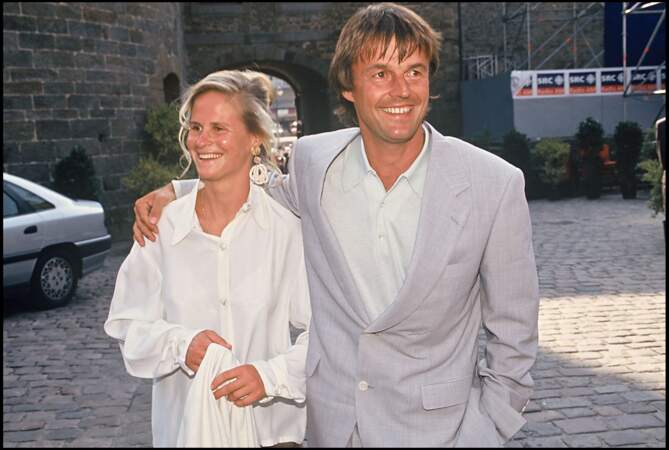 Nicolas Hulot et Isabelle Patissier lors de leur mariage en 1993