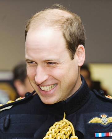 Prince William a 32 ans perd ses cheveux en 2014