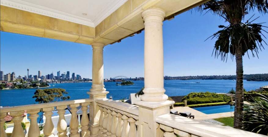 La vue depuis le balcon de la résidence de Meghan Markle et du prince Harry en Australie