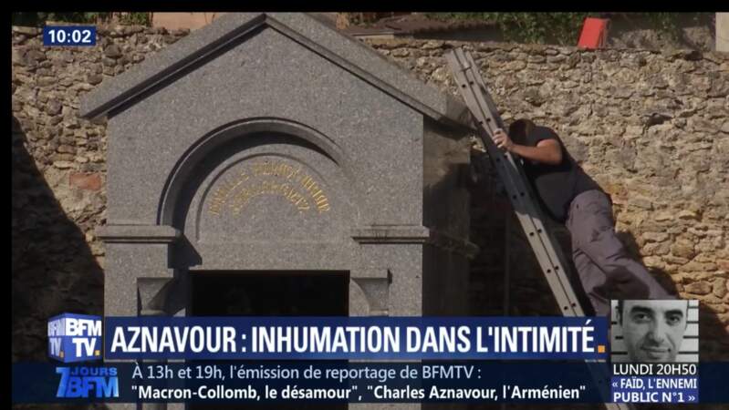 Cimetière de Monfort L'Amaury où sera inhumé Charles Aznavour