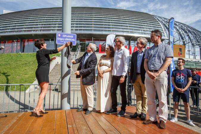Inauguration de l'Esplanade Gregory Lemarchal, le 12 Juin 2017 à Chambery
