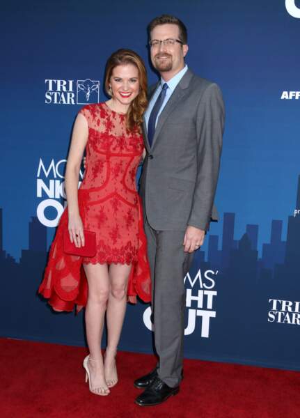 Sarah Drew et son mari Peter Lanfer le 30 avril 2014