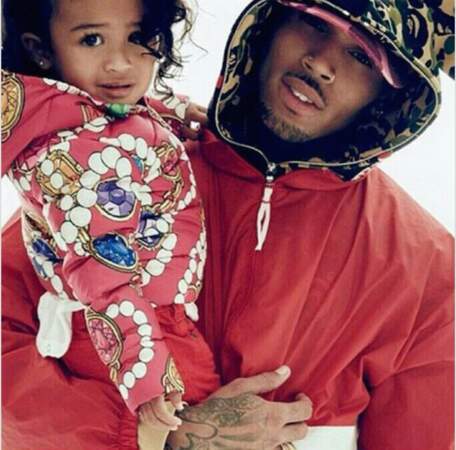 Chris Brown et sa fille Royalty 