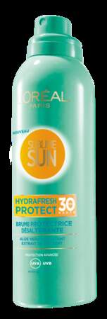 Brume Hydrafresh Protect 30 Sublime Sun, L’Oréal Paris, 14€. Sport BB 50+, Shiseido, 34,50 €