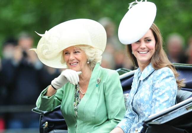 La duchesse de Cornouailles, Camilla, et la duchesse de Cambridge, Kate