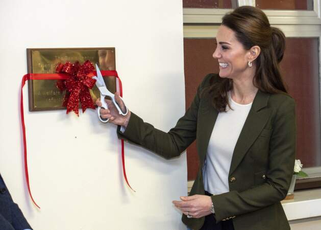 Kate Middleton lors de sa visite du RAF à Chypre