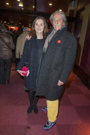 Jean Rochefort et sa deuxième épouse Françoise Vidal en 2015