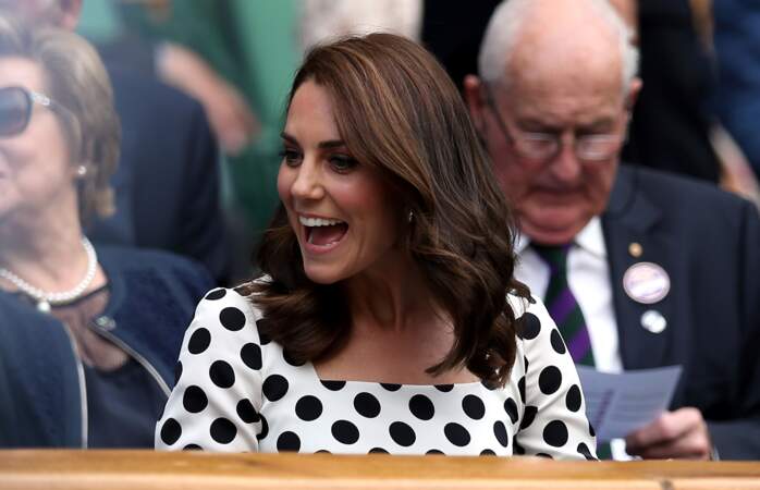 La Duchesse de Cambridge apparue les cheveux plus courts à Wimbledon