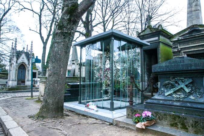 Le caveau familial au cimetière de Montmartre où France Gall rejoindra sa fille Pauline Hamburger et Michel Berger