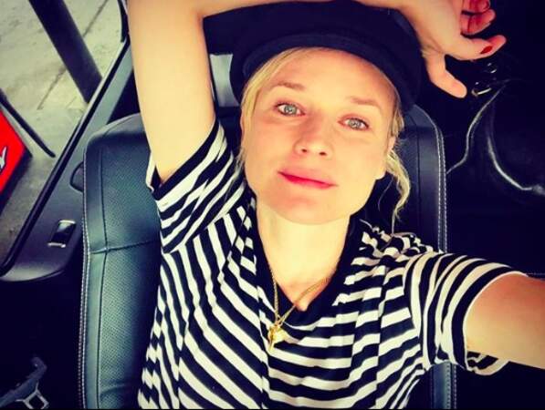#Nomakeup : pour l'actrice allemande sa casquette de marin suffit