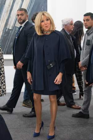 Brigitte Macron visite la FIAC