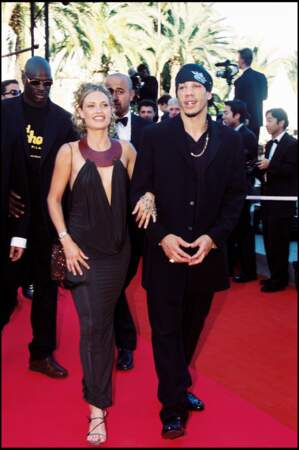 Joey Starr et sa compagne au festival de Cannes en 2000