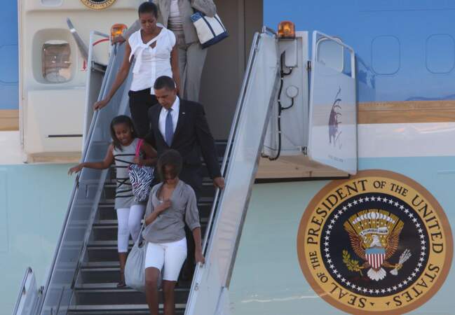 2010 : la famille Obama se rend à Chicago à l'occasion des commémorations du "Memorial Day"