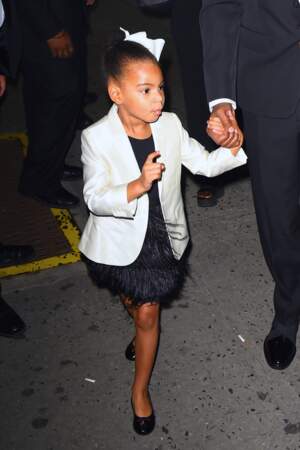 Blue Ivy Carter (la fille de Beyoncé et Jay-Z) à New York le 6 juin 2016.