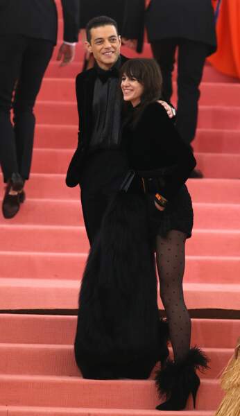 Charlotte Gainsbourg et Rami Malek sont apparus très proches lors du Gala du Met 2019