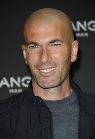 Zinédine Zidane lors du lancement de la ligne masculine Mango Man à Paris le 5 octobre 2015