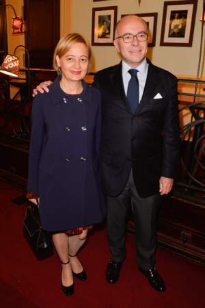 Bernard Cazeneuve et sa femme Véronique lors de la Générale de "Tout ce que vous voulez" le 19 septembre 2016