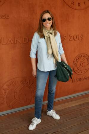 Sandrine Quétier, une habituée de Roland Garros