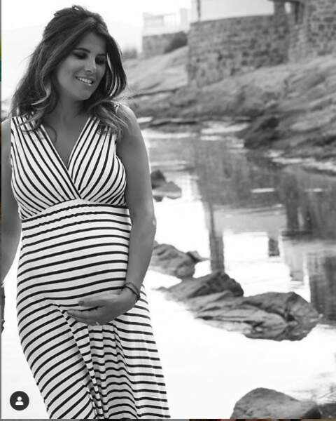 Karine Ferri dans le 9 ème mois de sa seconde grossesse