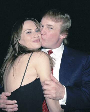 Donald Trump et sa femme Melania au club Mar A Lago à Palm Beach en 2008