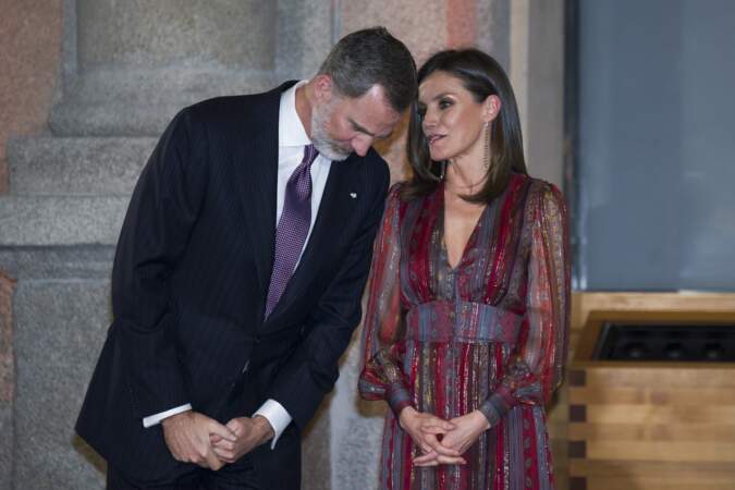 La reine Letizia d'Espagne avait opté pour un look bohème chic