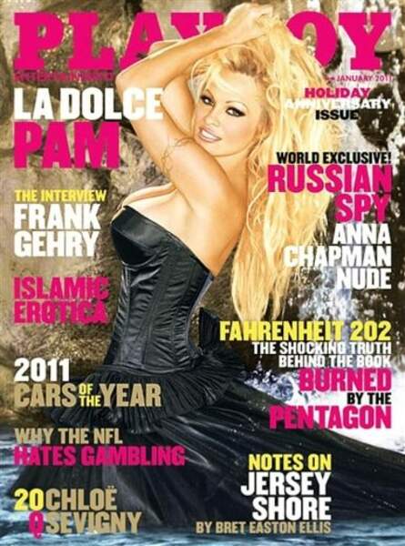 2011, Pamela Anderson plus habillée que jamais pour une couverture de Playboy