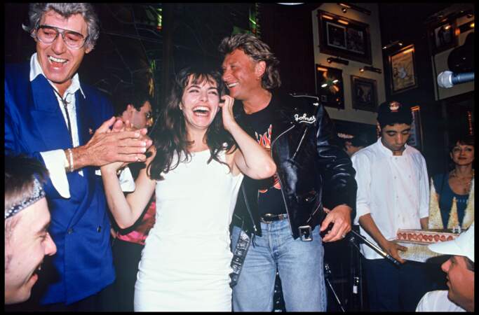 1992 : Lio a 30 ans et fait la fête avec Johnny Hallyday
