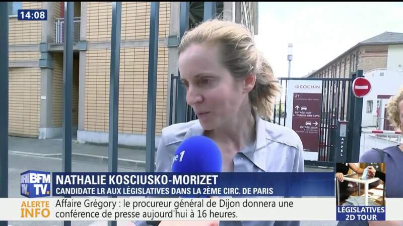 Nathalie Kosciusko-Morizet : 1e apparition après son agression à Paris