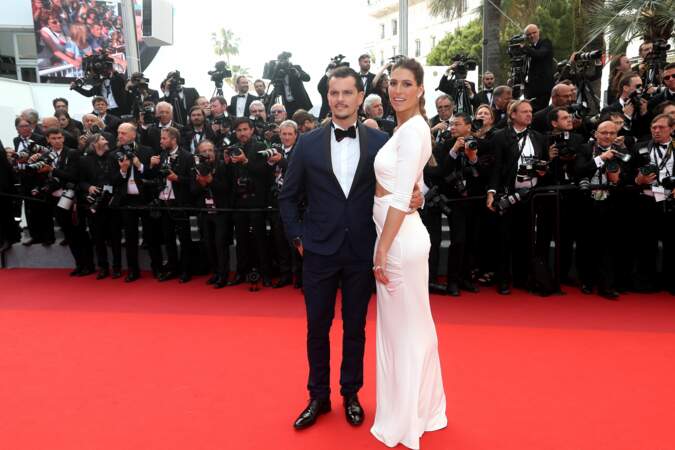 Laury Thilleman et Juan Arbelaez à Cannes le 23 mai 2017