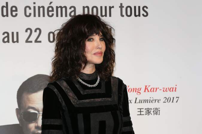 Le 20 octobre 2017, Isabelle Adjani assiste au Festival Lumière à Lyon