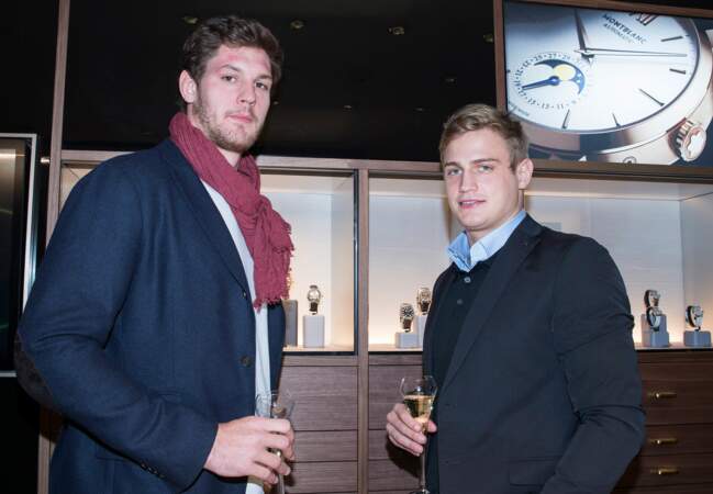 Les rugbymens Jules Plisson & Alexandre Flanquart