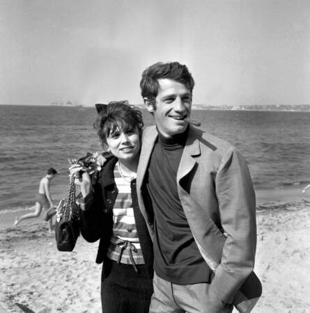 Jean-Paul Belmondo et Elodie Constantin en 1960