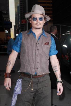 Johnny Depp en 2011 à New York