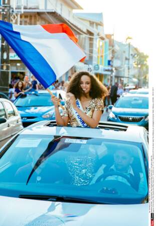 Fière de son métissage et de ses origines, Miss France est surtout heureuse de représenter la France. 