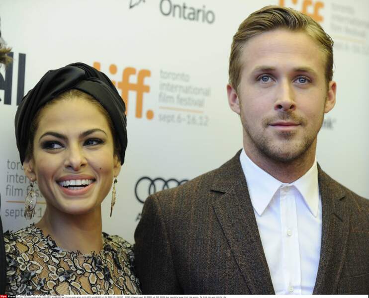 Ryan Gosling and Eva Mendes en 2012 à Toronto