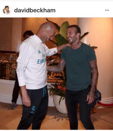 Zinedine Zidane et David Beckham