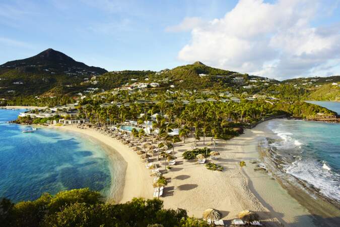 Une vue à couper le souffle sur la péninsule privée dans les Antilles Françaises 